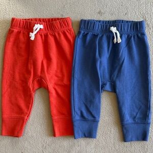 Cat & Jack Orange and Blue Jogger Pants